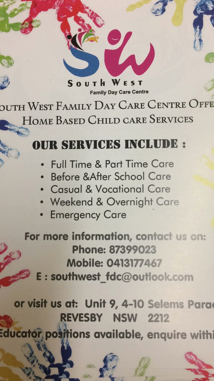 South West Family Day Care Centre - NSW