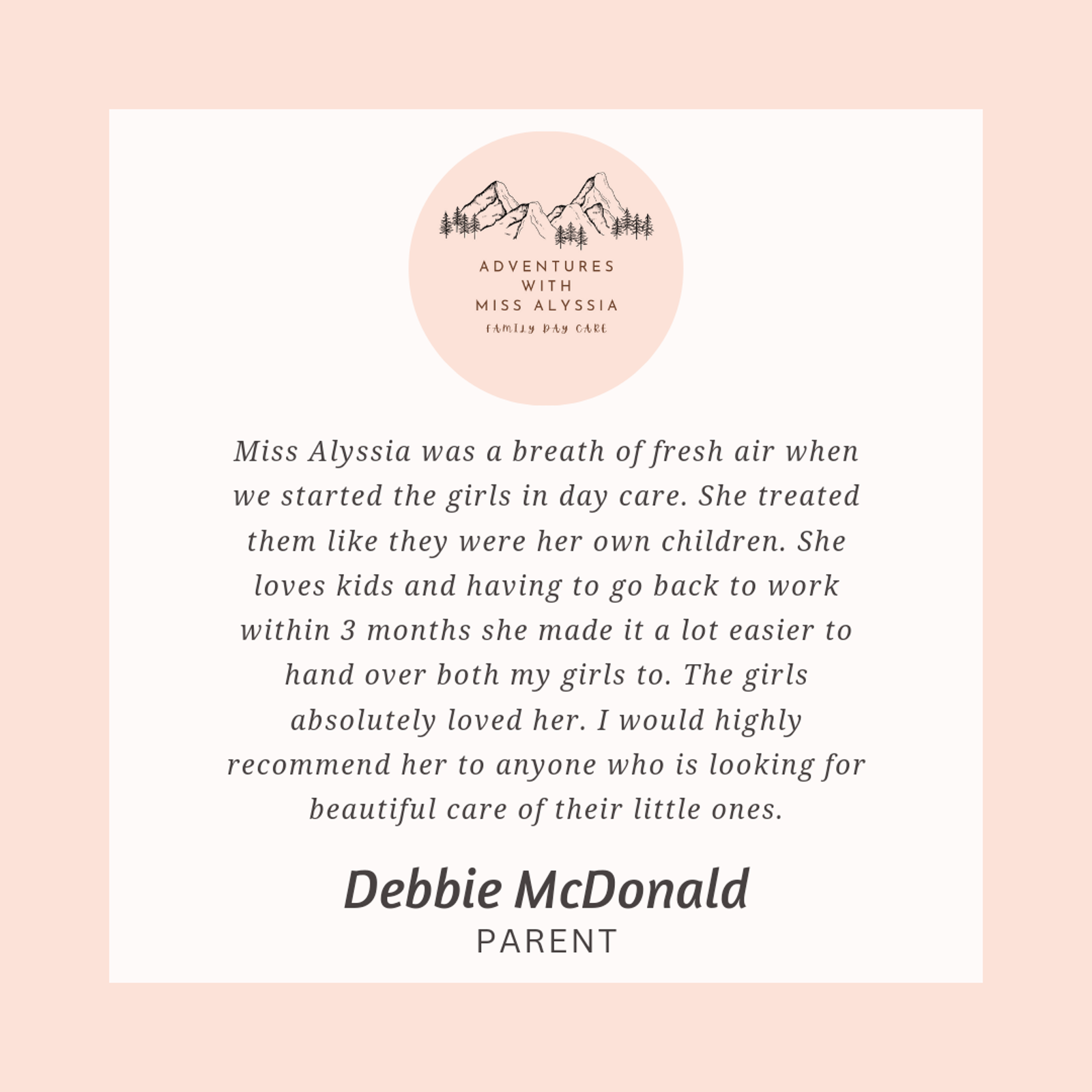 Adventures with Miss Alyssia