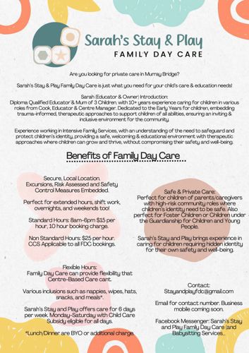 Sarah's Stay and Play Family Day Care