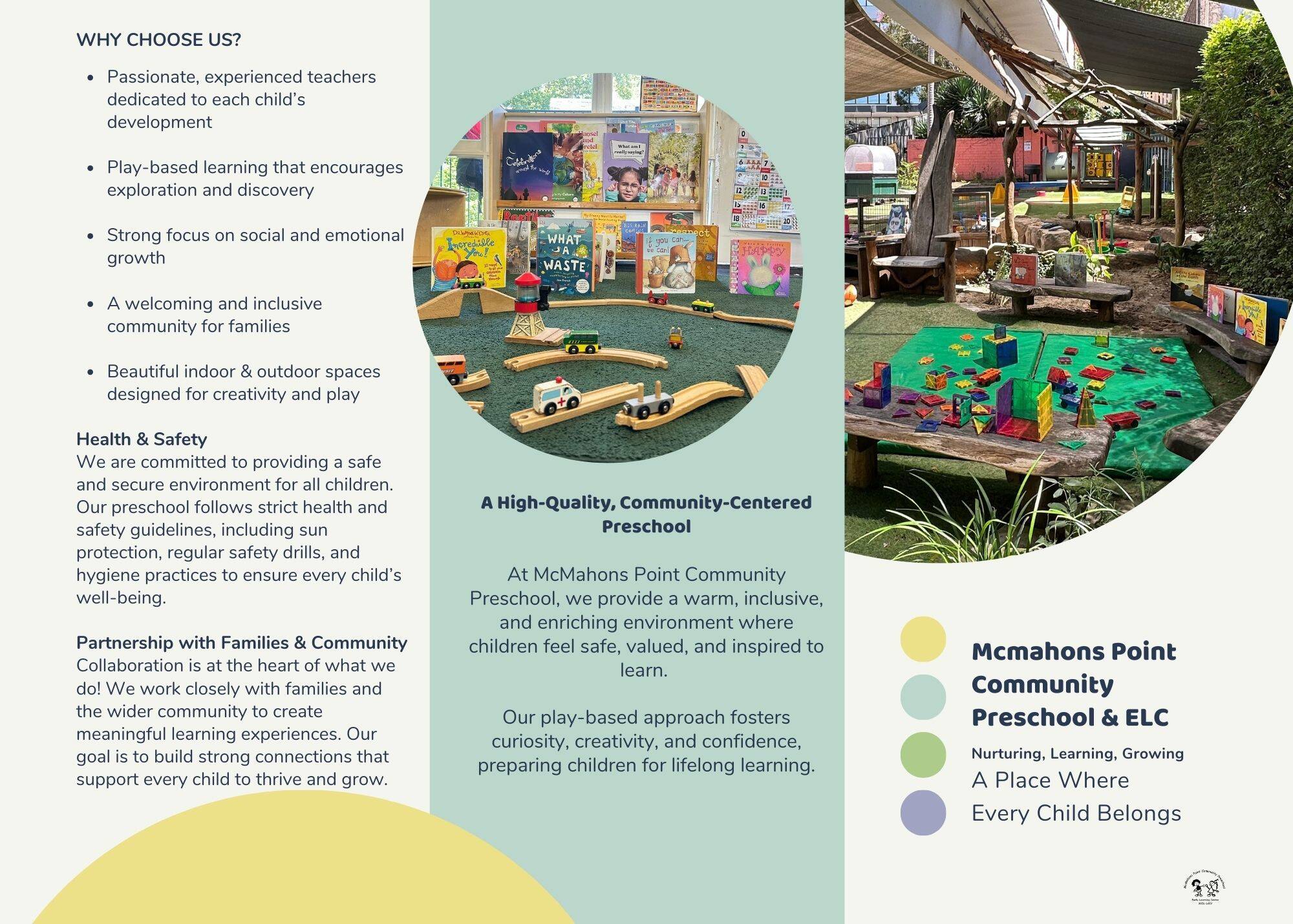 McMahons Point Community Preschool and Early Learning Centre