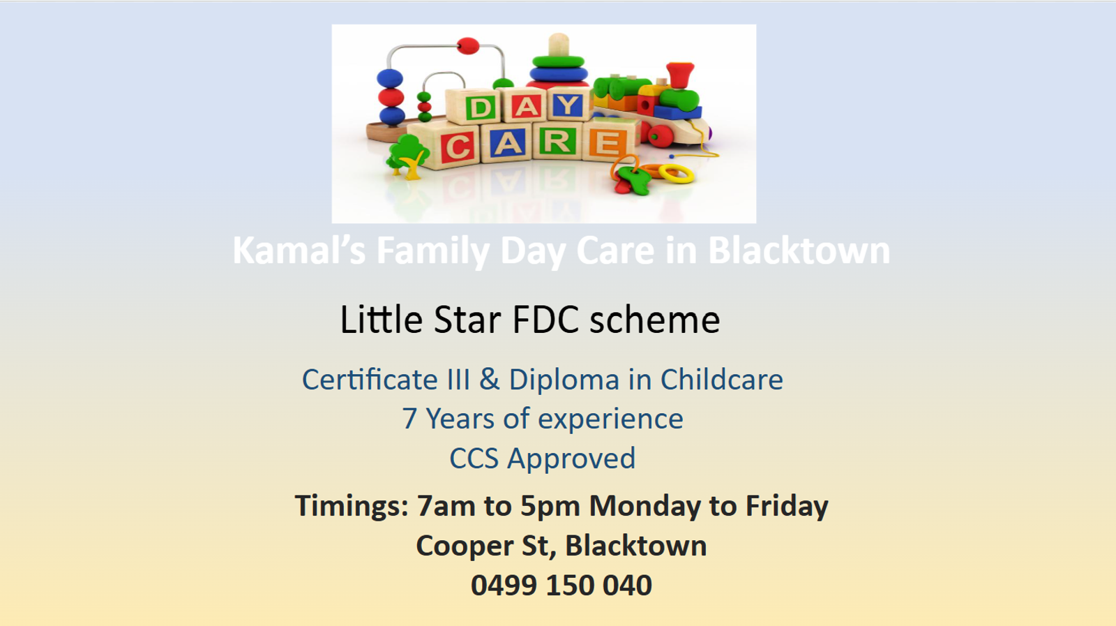 Kamal's Family Day Care