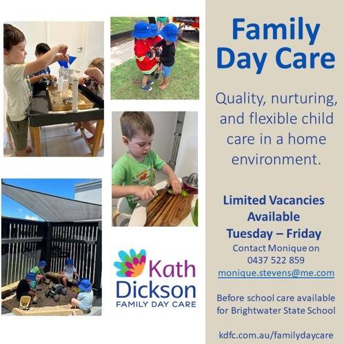 Neeks Lil Treasures registered with Kath Dickson Family Day Care