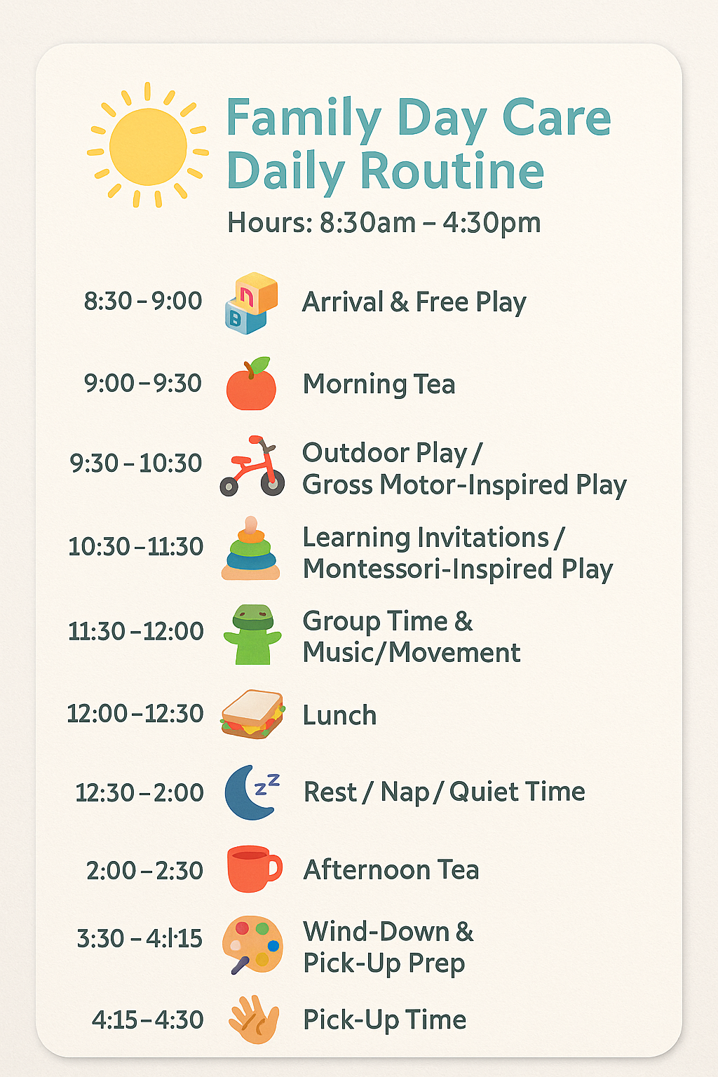 Alice In Kinderland Family Day Care