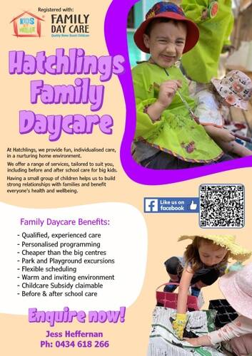 Hatchlings Family Daycare Coomera