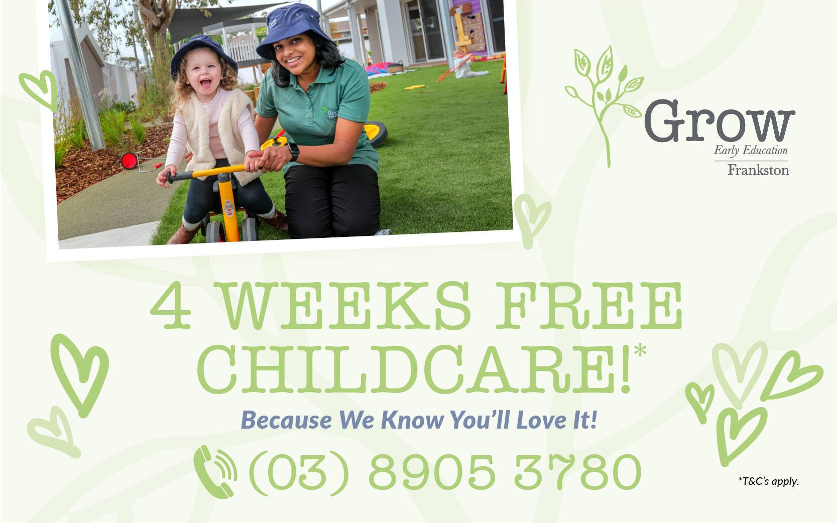 Grow Early Education Frankston - 4 Weeks Free*