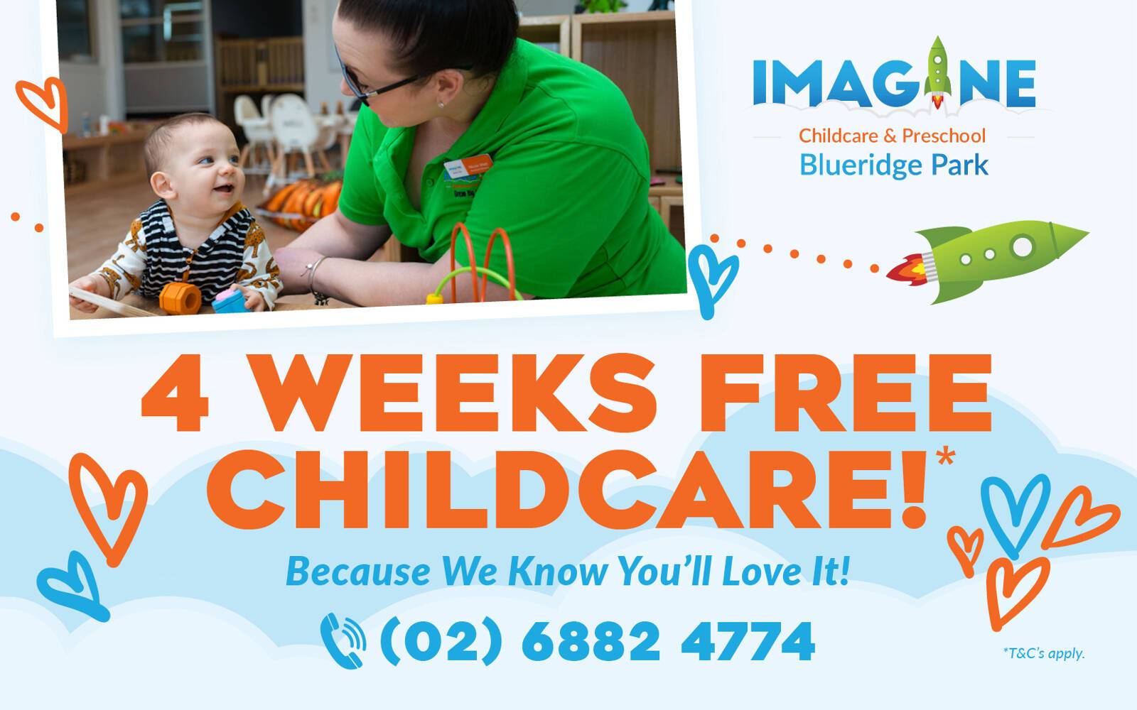 Imagine Childcare and Preschool Blueridge Park - 4 Weeks Free*