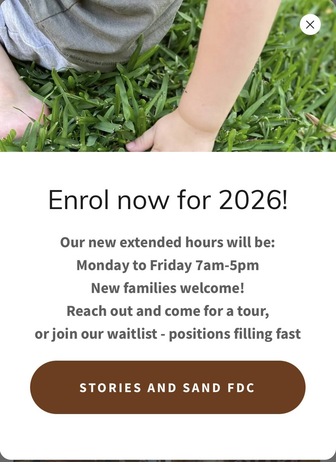 Stories and Sand FDC, Harrington Park