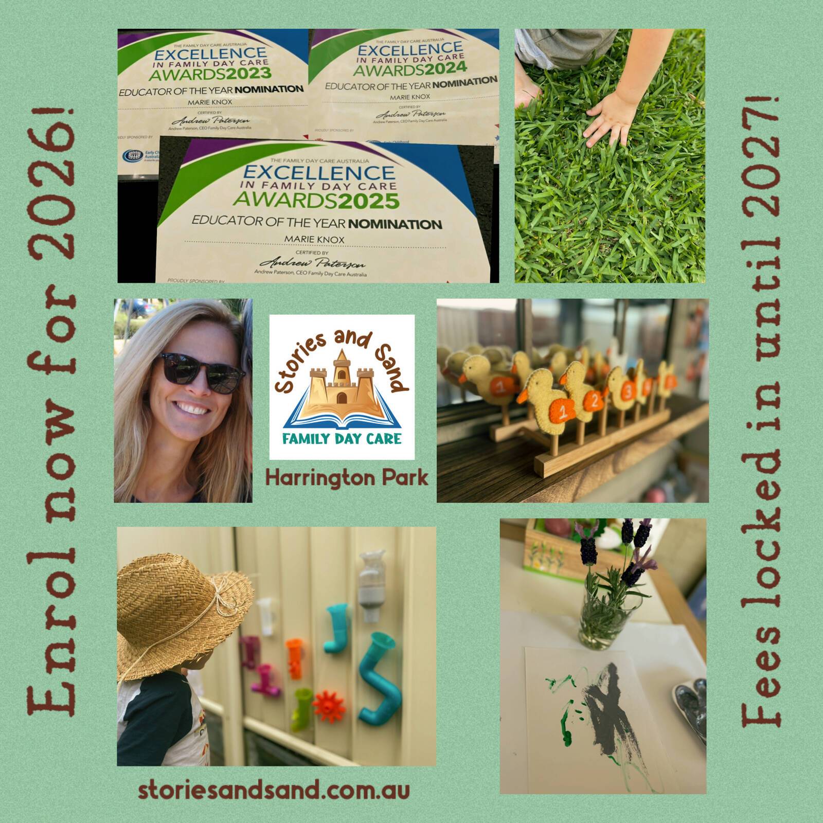 Stories and Sand FDC, Harrington Park