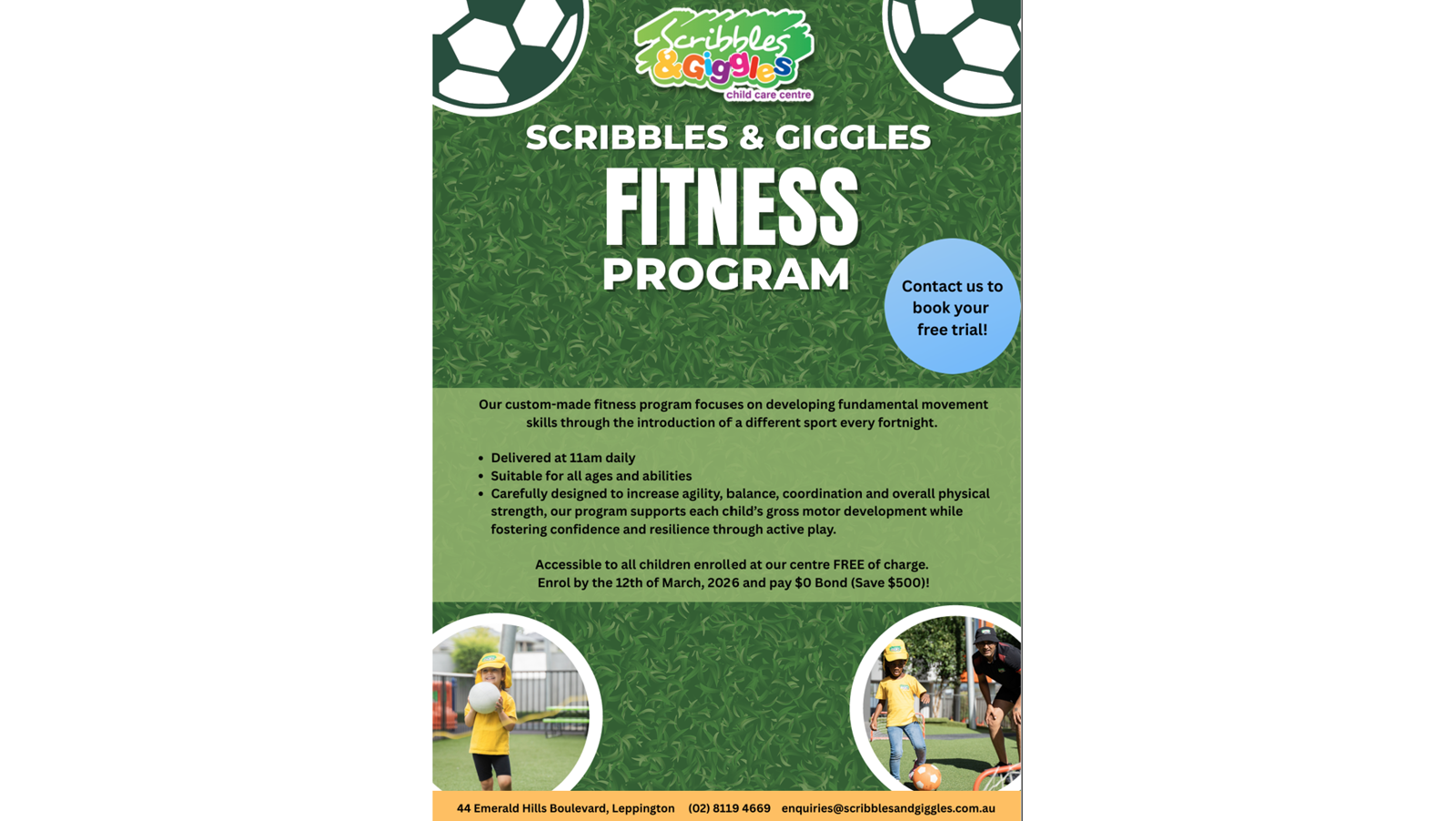 Scribbles and Giggles Childcare Centre - Leppington