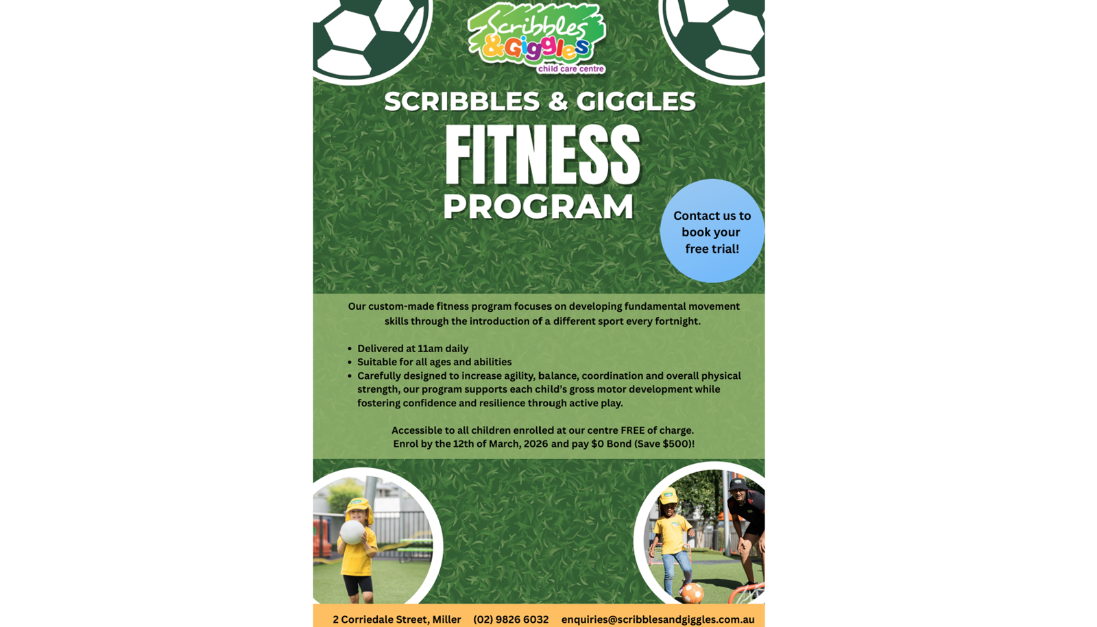 Scribbles and Giggles Childcare Centre Miller