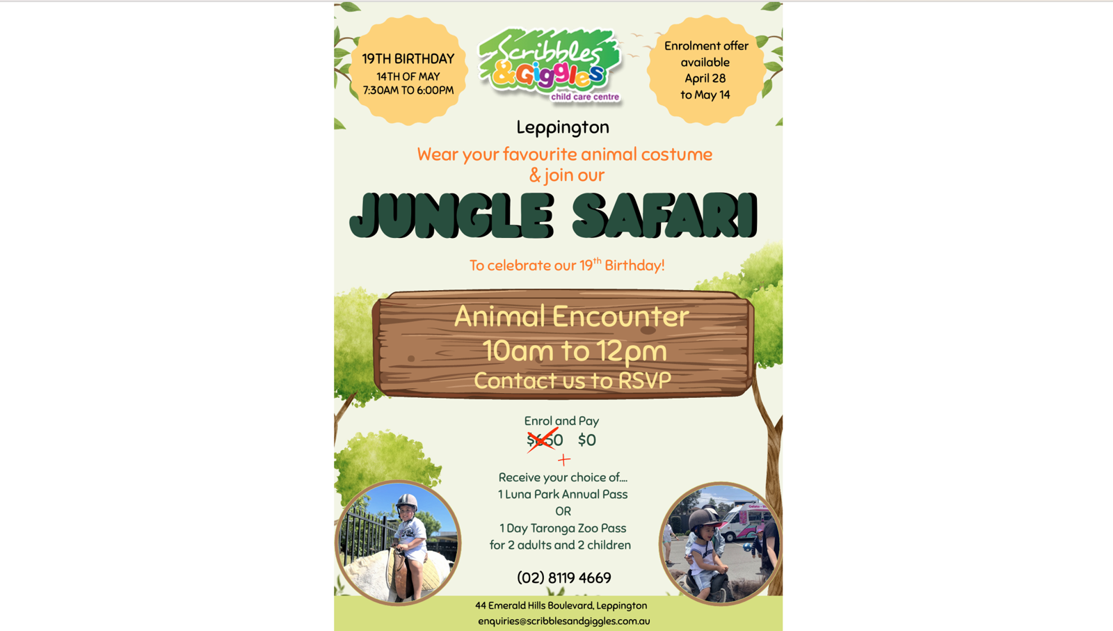 Scribbles and Giggles Childcare Centre - Leppington