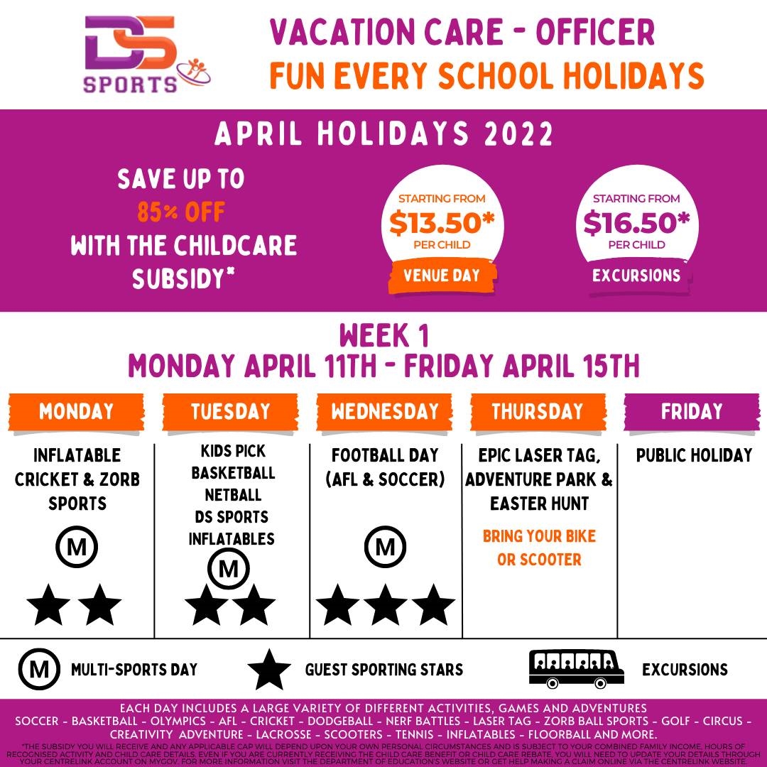Sports DS - Officer Vacation Care