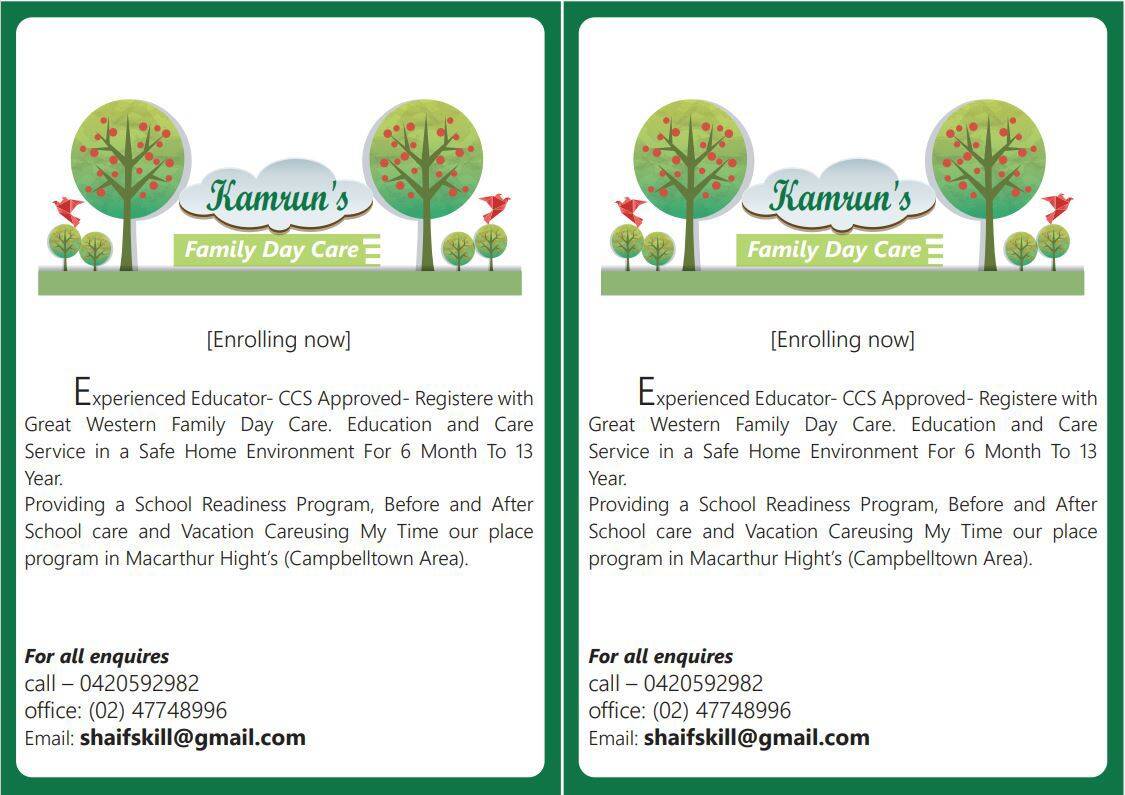 Kamrun's Family Day Care