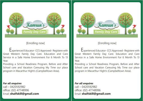 Kamrun's Family Day Care